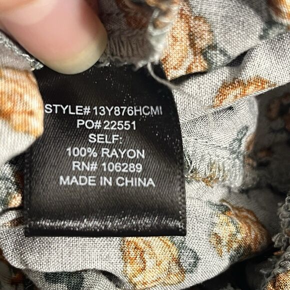 Altard State womens floral mini skirt size large Y2K flowy summer - Picture 4 of 5